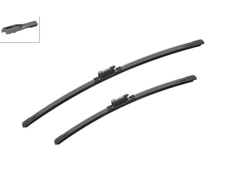 Bosch windshield wipers Aerotwin A620S - Length: 600/475 mm - set of wiper blades for, Image 6