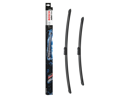 Bosch windshield wipers Aerotwin A638S - Length: 650/530 mm - set of wiper blades for