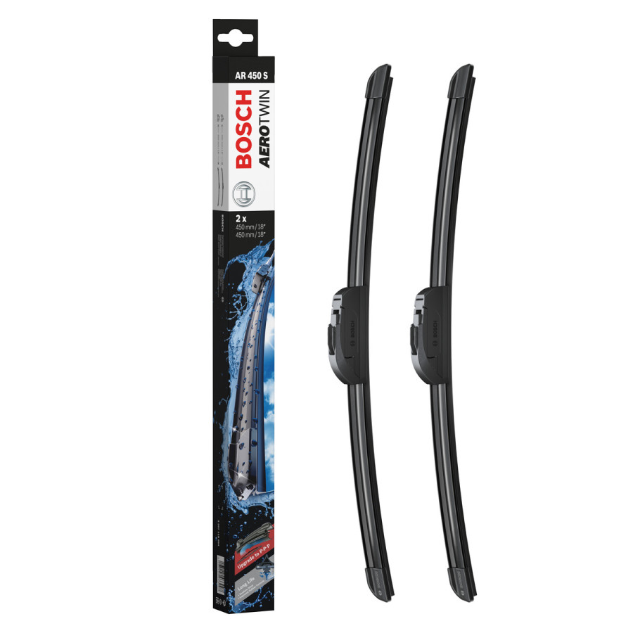 BOSCH AEROTWIN Front Wiper Blades fits Nissan Note 01.06->