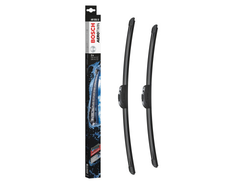 Bosch windshield wipers Aerotwin AR551S - Length: 550/500 mm - set of wiper blades for