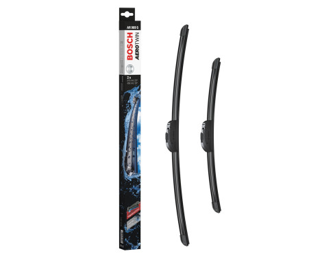 Bosch windshield wipers Aerotwin AR989S - Length: 575/400 mm - set of wiper blades for