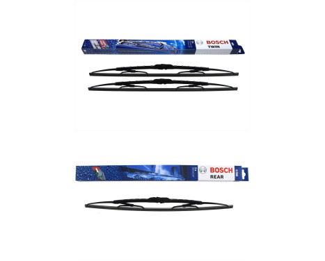 Bosch Windshield wipers discount set front + rear 480+H500