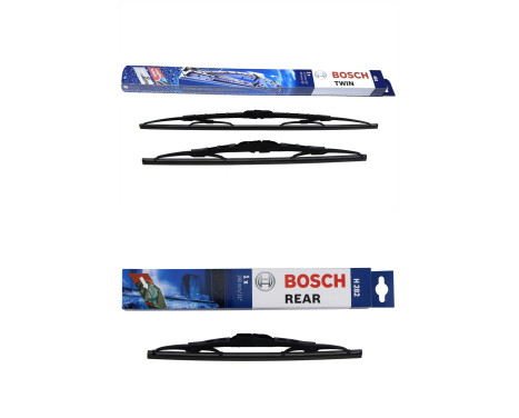 Bosch Windshield wipers discount set front + rear 481+H282