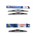 Bosch Windshield wipers discount set front + rear 481+H282