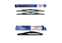 Bosch Windshield wipers discount set front + rear 500+H301