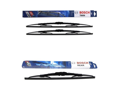 Bosch Windshield wipers discount set front + rear 500+H400