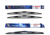 Bosch Windshield wipers discount set front + rear 500+H450
