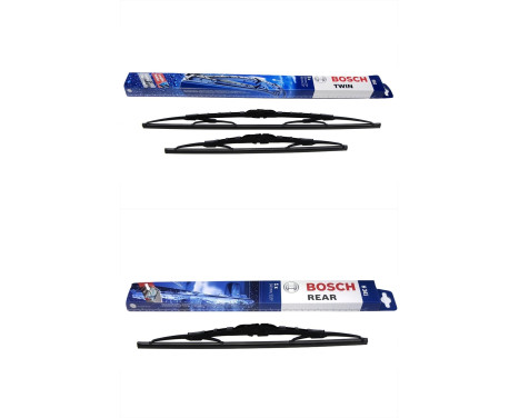 Bosch Windshield wipers discount set front + rear 502+H341