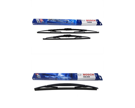 Bosch Windshield wipers discount set front + rear 502+H402