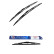 Bosch Windshield wipers discount set front + rear 502S+380U