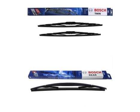 Bosch Windshield wipers discount set front + rear 503+H402