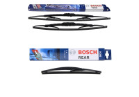 Bosch Windshield wipers discount set front + rear 531+H250
