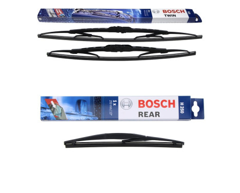 Bosch Windshield wipers discount set front + rear 531+H250
