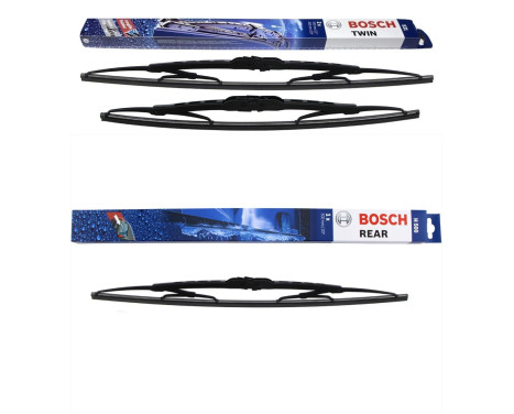 Bosch Windshield wipers discount set front + rear 531+H500