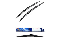 Bosch Windshield wipers discount set front + rear 531S+H351