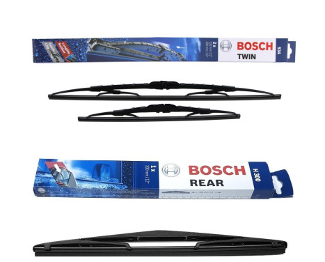 Bosch Windshield wipers discount set front + rear 534+H300