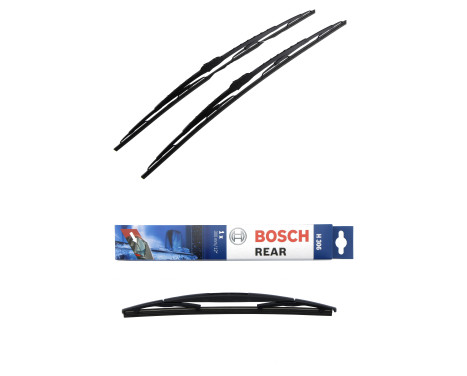 Bosch Windshield wipers discount set front + rear 535S+H306