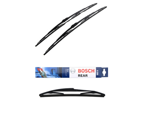 Bosch Windshield wipers discount set front + rear 535S+H309