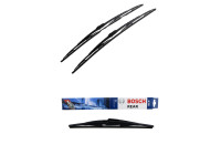 Bosch Windshield wipers discount set front + rear 543+H370