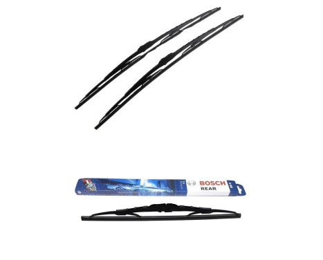 Bosch Windshield wipers discount set front + rear 543+H400