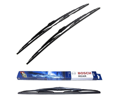 Bosch Windshield wipers discount set front + rear 550+H450