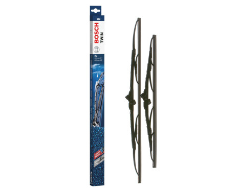 Bosch Windshield wipers discount set front + rear 552+A283H, Image 2