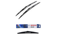 Bosch Windshield wipers discount set front + rear 552+H312