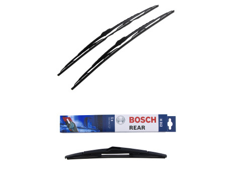 Bosch Windshield wipers discount set front + rear 552+H312