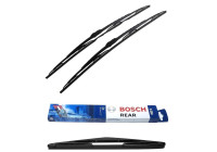 Bosch Windshield wipers discount set front + rear 552S+H300