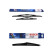 Bosch Windshield wipers discount set front + rear 553+H281