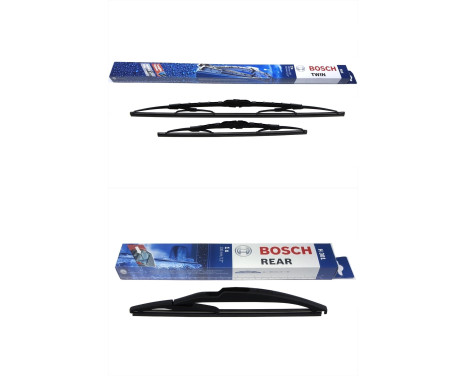 Bosch Windshield wipers discount set front + rear 553+H301