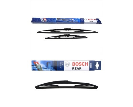 Bosch Windshield wipers discount set front + rear 553+H309