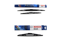 Bosch Windshield wipers discount set front + rear 601S+H282