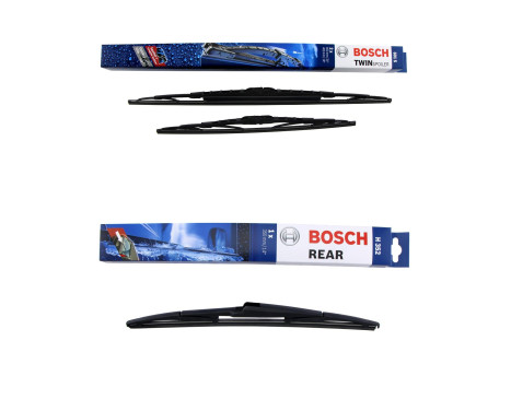 Bosch Windshield wipers discount set front + rear 601S+H352