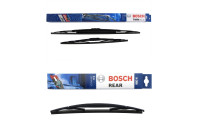 Bosch Windshield wipers discount set front + rear 604S+H306