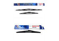Bosch Windshield wipers discount set front + rear 605+H304