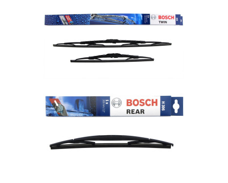 Bosch Windshield wipers discount set front + rear 605+H306