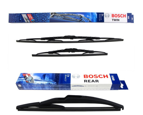 Bosch Windshield wipers discount set front + rear 605+H840