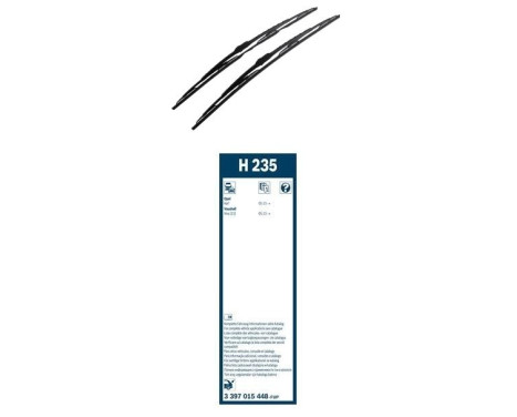 Bosch Windshield wipers discount set front + rear 613+H235