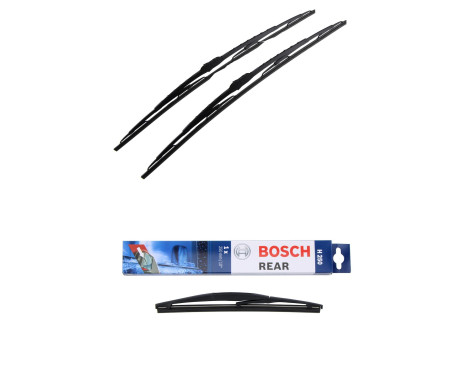 Bosch Windshield wipers discount set front + rear 654+H250