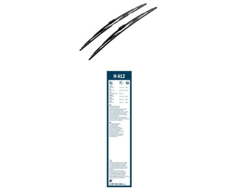 Bosch Windshield wipers discount set front + rear 701+H412