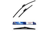 Bosch Windshield wipers discount set front + rear A012S+H351