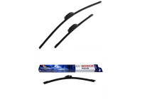Bosch Windshield wipers discount set front + rear A034S+A330H