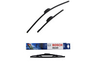 Bosch Windshield wipers discount set front + rear A081S+H282