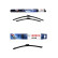 Bosch Windshield wipers discount set front + rear A088S+A281H