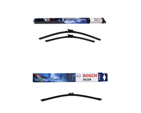 Bosch Windshield wipers discount set front + rear A088S+A351H