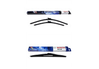 Bosch Windshield wipers discount set front + rear A088S+H353