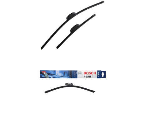 Bosch Windshield wipers discount set front + rear A102S+A331H