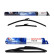 Bosch Windshield wipers discount set front + rear A116S+H840