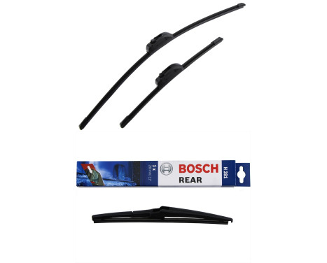 Bosch Windshield wipers discount set front + rear A117S+H801